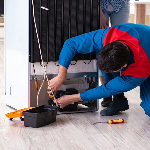 how much do you charge for refrigerator repair services in Salineno Texas